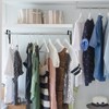 Closet Rod Bracket, Heavy Duty Closet Brackets with Rod Holder,