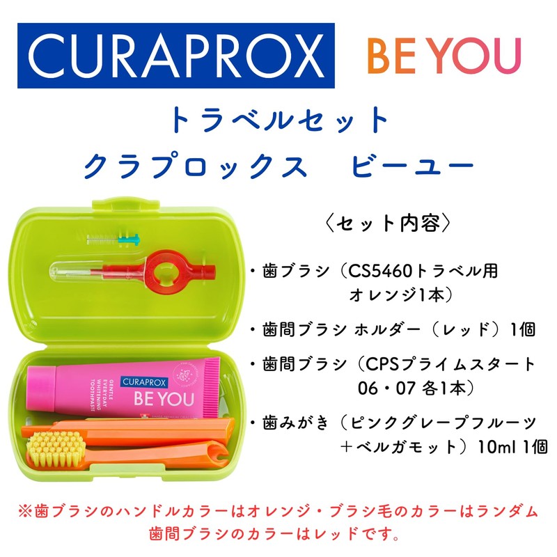 CURAPROX BE YOU TRAVEL SET CLALOX BY YOU (Pink Grapefruit+Bergamot)