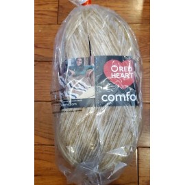 Red Heart Comfort Yarn COMFORT Medium WASHED BEIGE 649 Yards 12 Oz Brand New