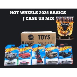 Hot Wheels US CASE SEALED  2025 Hot Wheels Basic J Case SHIPS DOUBLE BOXED 2 FERRARIS