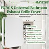 FG701S Universal Update Bathroom Fan Cover with Springs Compatible with