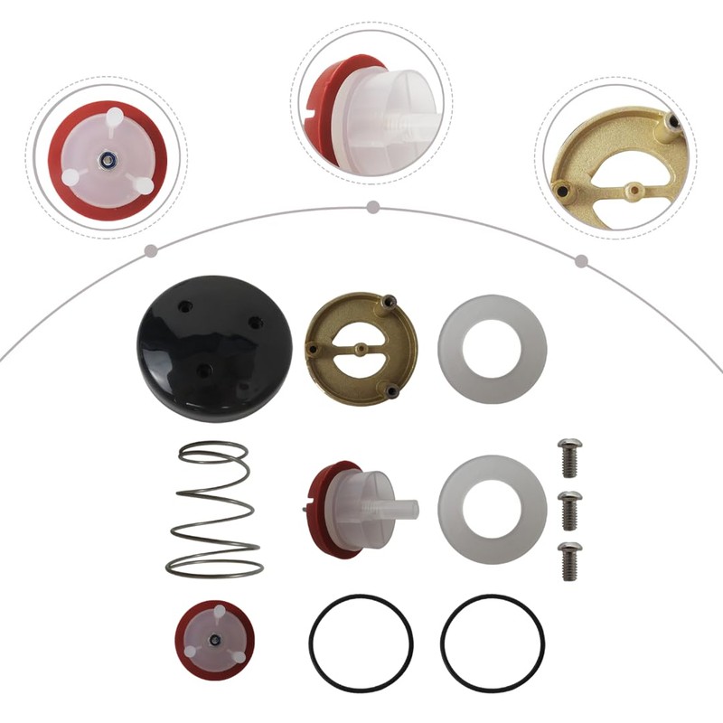 ATIODYUUK Replaces for Wilkins 720A Full Repair Kit 1/2" 3/4"