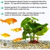 SunGrow Plastic Leaf Plant, Heavy-Duty Ceramic Base, Hiding Spot for
