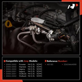 A-Premium Intake Air Temperature Sensor Compatible with Subaru Forester Impreza Legacy Outback 2000-2002 H4 2.5L SOHC