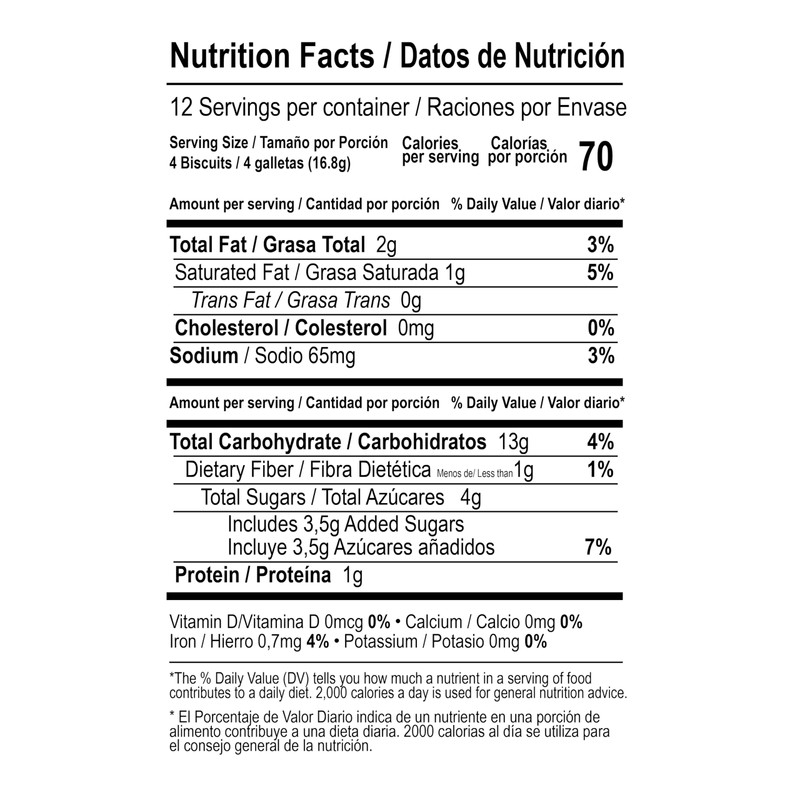 Maria Pozuelo Original Cookies | Fortified with Vitamins| Fat-Free| 8.89