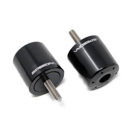 SSK Aluminum Bar End Type B Color: Black SUZUKI GSX1300R HAYABUSA Hayabusa 1999