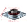 Neeseelily 3/4" Pressed Steel Flange Bearing Two Bolt Mounted SBPFL204-12