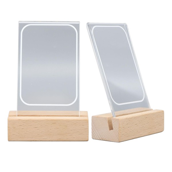 Warm Color Light Up Picture Frame, 3 Inch Acrylic Plaque