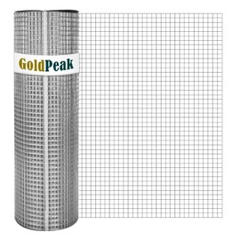 GoldPeak Hardware Cloth 1/4 inch 48 in x 100 ft 23-Gauge, Chicken Wire Fencing, Welded Wire Fencing, Gopher Wire, Welded Wire Fence, Garden Fencing, Tree Fence, Rabbit Wire Mesh Roll