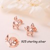 HOOHWE Pig Earrings Jewelry Gifts for Women Girls 925 Sterling