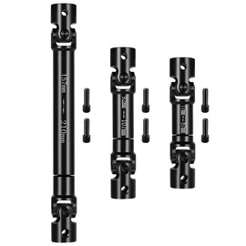 1:6th Drive Shaft Steel 77~87mm Center Driveshaft Upgrade Parts for 1/6 Axial SCX6 AXI05000 RC Crawler Car