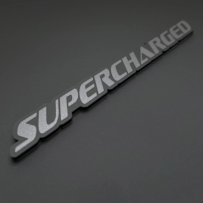 FMSgear 1 SUPERCHARGED Emblem fits Hellcat Charger Challenger Trackhawk Hellhawk