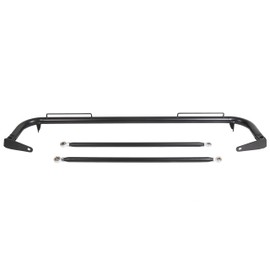 HECASA 49" Seat Belt Bar Chassis Roll Harness Bar Rod Black Compatible with Ford Honda Mitsubishi and more, Works with All 4-Point, 5-Point and 6-Point Seat Belts Powder Coated