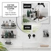 Clara Clark Bathroom Set - Black Bathroom Accessories Set, 24PC