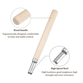 Kozelo Wood Carving Knife Tool - [Big Arc] High Speed Steel Metal Blade Art Craft Hobby Exacto Knives for Leather Wood Modeling