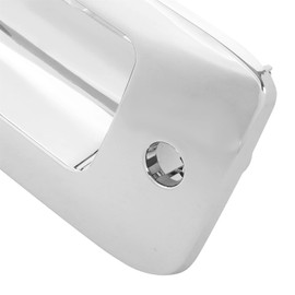 Auto Dynasty Factory Style Rear Tailgate Handle Bezel Compatible with Silverado Sierra 1500 2500HD 3500HD Avalanche H3T 2007-2014, Chrome