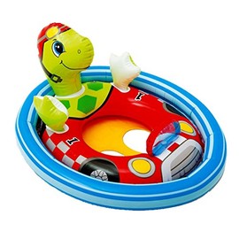 Intex Inflatable See Me Sit Pool Ride for Age 3-4 (Turtle)