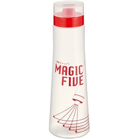Endoshoji BDI403 Magic Five Condiment Container, Red, 10.1 fl oz (300 cc), Commercial Use, Dispenser