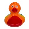 Rainbow Bath Duck Colourful Squeaky Duck 10 x 10 cm