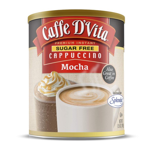 Caffe D’Vita Sugar Free Mocha Cappuccino 8.5 oz. can