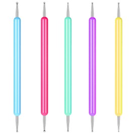 5 PCS Pattern Tracing Stylus, Ball Embossing Stylus for Transfer Paper Different Size Dot Painting Tools Nail Dotting Tool Set for Pattern Tracing Pen, Rock Painting, Nail Art Embossing Pen