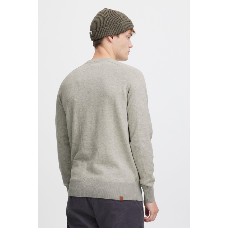 Blend Gandolf Men's Fine Knit Pullover with Crew Neck and