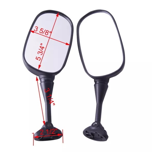 TCMT Black Rear View Mirrors Fit For HONDA CBR900 HYOSUNG