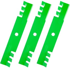 Youxmoto 48'' Toothed Mulching Mower Blade Fit for John Deere GX21784 GX21786 AM141035 GY20852, for LA130 LA140 LA145 LA155 LA165, Z355E Z255, Z245 EZtrak Zero Turn Mowers 145 155C with 48 Inch Deck