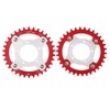 34T 104 BCD Electric Bike Chainring and Adapter for Bafang