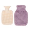 PVC Hot Water Bag with Soft Plush Cover Leakproof Winter