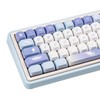 COOMICKEY Blue White PBT Keycaps XOA Keycaps, Custom Keyboard Keycaps