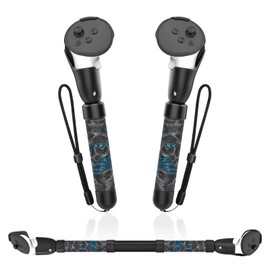 VR Handle Attachment for Meta Quest, Extension Controller Accesories, Virtual Reality Headset (Phantom, Quest 3/3S)