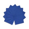 Solino Home 6 Inch Blue Cocktail Napkins Set of 12