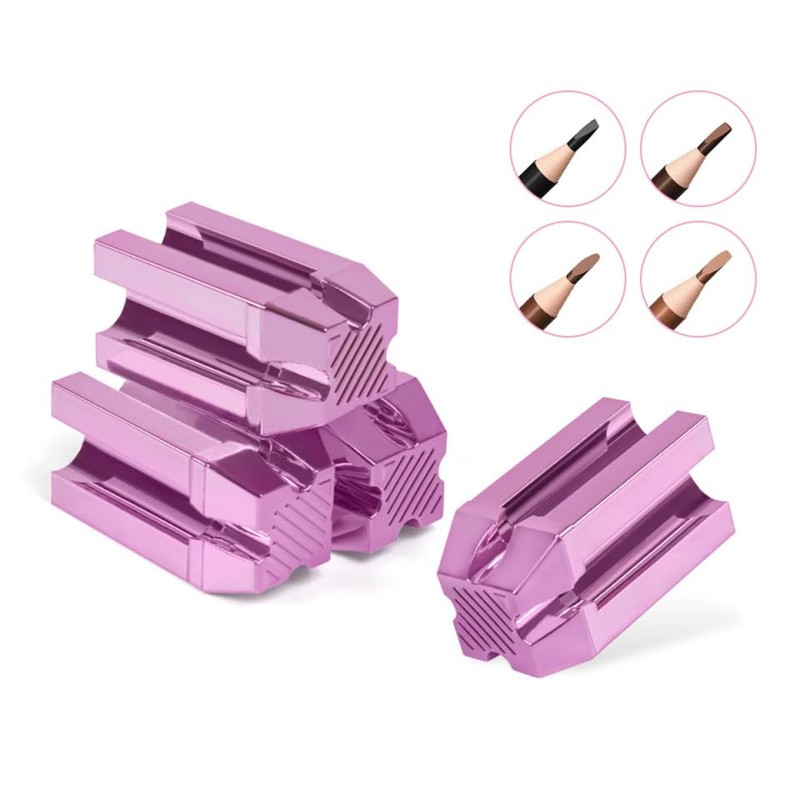 Healeved Eyebrow Pencil Sharpener Tool Makeup Pencil Sharpener Slot Flat-Tip