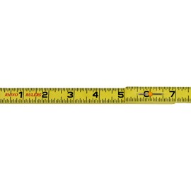Rhino Rulers Folding Inside Reading Carpenter's Ruler 6' Length - 55145