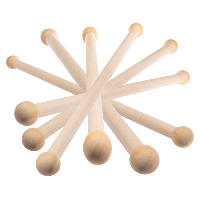 Paracord Planet Wooden Dowel Rods – Unfinished Natural Wood Sticks