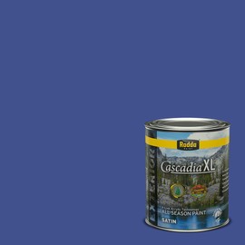 Rodda Paint CASCADIA XL Exterior Satin Paint & Primer in One, Quart, Blue Highlight