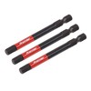 Sealey 3pc 75mm Hex 6mm Impact Power Tool Bit Set