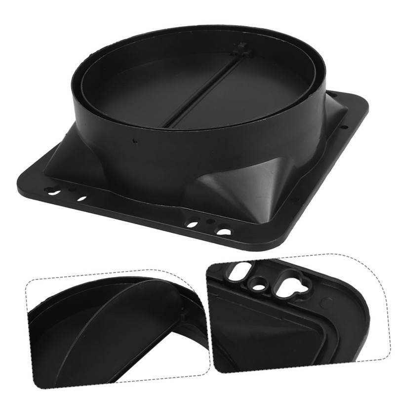 WOONEKY Hood Exhaust Fan Damper Check Valve Simple Installation Kitchen