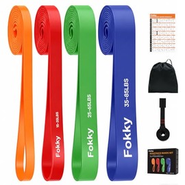 Fokky Resistance Bands Set with Door Anchor and Carry Bag