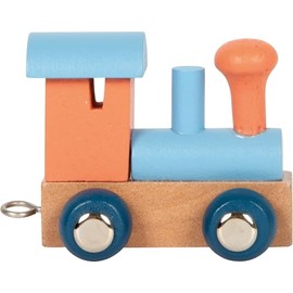 small foot Letters Train Polar Train Engine, Wood, Custom combinable Wooden Train for Decor or as a Gift, 12568