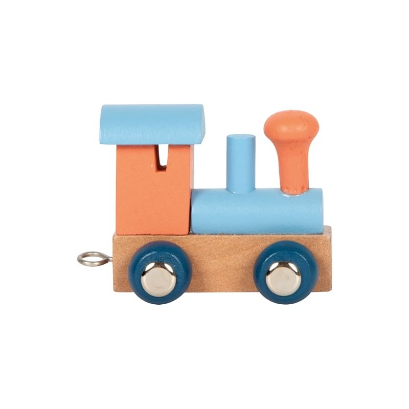 small foot Letters Train Polar Train Engine, Wood, Custom combinable