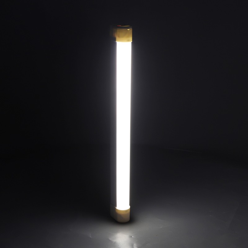 LED Camping Tube Light Waterproof Solar Powered USB Rechargeable Camping