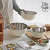 Elimach Cream-tone Stainless Steel Mixing Bowl 24cm / 엘리막쉬 크림톤