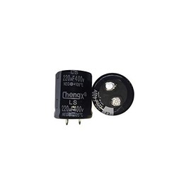 Snap In Capacitors 220uF 400V 25X30(MM) 2 PCS