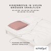 schlafgut Knitted Jersey Cushion Cover 40 x 80 cm Purple