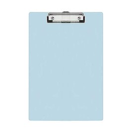 XLKJ Set of 4 Clipboard/Writing Board/Clipboard A5, Desk Mat with Metal Clip Plastic Clipboard Folder