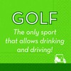 Design Design Golf Drink & Drive Cocktail Napkins