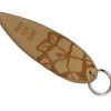 AXLorange Mini Surfboard Hawaii Wooden Keyring with Lettering, Approx. 10