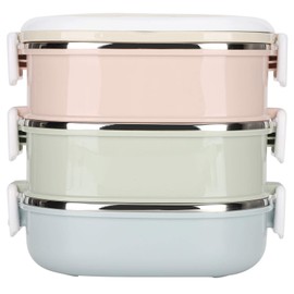 Tomotato Lunch Box, Bento Box Thermal Insulated Hot Food Lunch Containers Leakproof Bento Lunch Box Meal Prep Containers for Kids and Adults(2700ml 3 Layers)